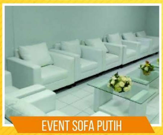 event sofa putih