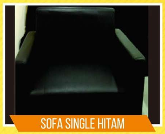 sofa single hitam