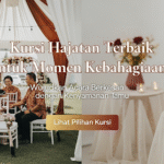 Sewa Kursi Hajatan | Lengkap & Murah | Jabodetabek